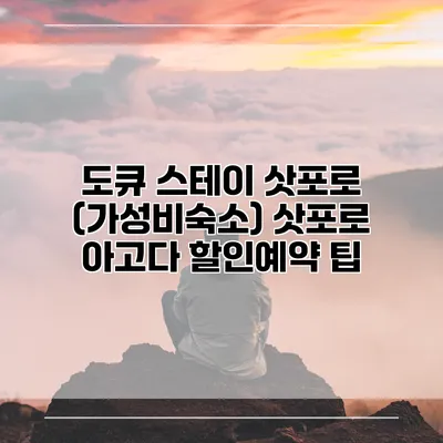 도큐 스테이 삿포로 (가성비숙소) 삿포로 아고다 할인예약 팁