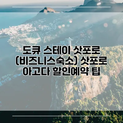 도큐 스테이 삿포로 (비즈니스숙소) 삿포로 아고다 할인예약 팁