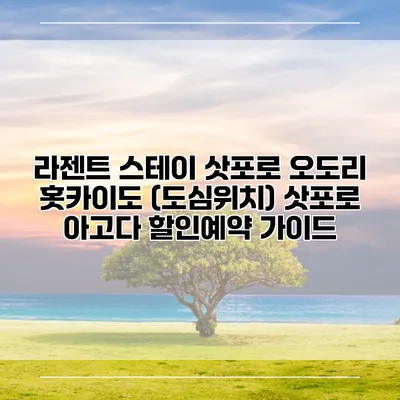 라젠트 스테이 삿포로 오도리 홋카이도 (도심위치) 삿포로 아고다 할인예약 가이드