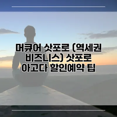머큐어 삿포로 (역세권 비즈니스) 삿포로 아고다 할인예약 팁