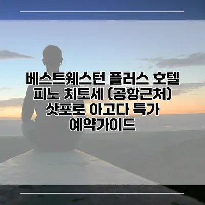 베스트웨스턴 플러스 호텔 피노 치토세 (공항근처) 삿포로 아고다 특가 예약가이드