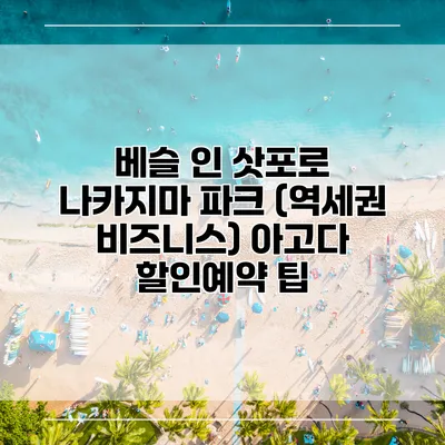 베슬 인 삿포로 나카지마 파크 (역세권 비즈니스) 아고다 할인예약 팁