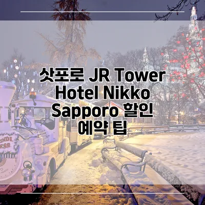 삿포로 JR Tower Hotel Nikko Sapporo 할인 예약 팁