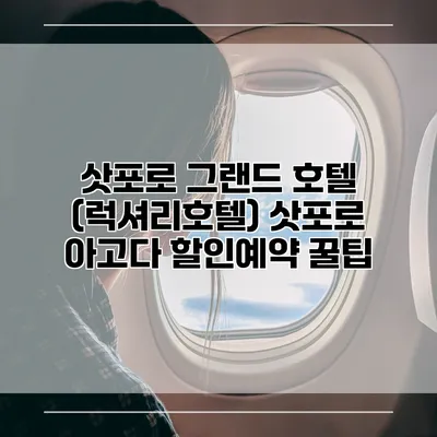 삿포로 그랜드 호텔 (럭셔리호텔) 삿포로 아고다 할인예약 꿀팁