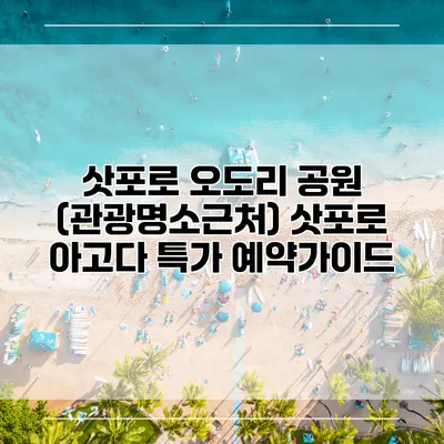삿포로 오도리 공원 (관광명소근처) 삿포로 아고다 특가 예약가이드