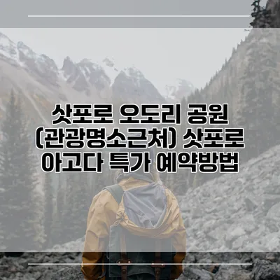 삿포로 오도리 공원 (관광명소근처) 삿포로 아고다 특가 예약방법