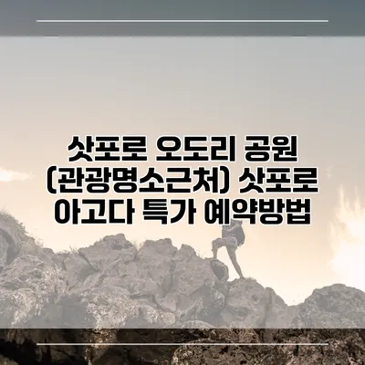 삿포로 오도리 공원 (관광명소근처) 삿포로 아고다 특가 예약방법