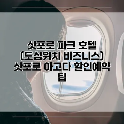 삿포로 파크 호텔 (도심위치 비즈니스) 삿포로 아고다 할인예약 팁