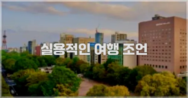 실용적인 여행 조언