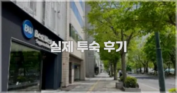 💬 실제 투숙 후기