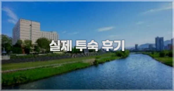 💬 실제 투숙 후기