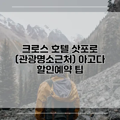크로스 호텔 삿포로 (관광명소근처) 아고다 할인예약 팁