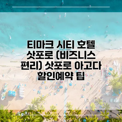 티마크 시티 호텔 삿포로 (비즈니스 편리) 삿포로 아고다 할인예약 팁