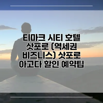 티마크 시티 호텔 삿포로 (역세권 비즈니스) 삿포로 아고다 할인 예약팁