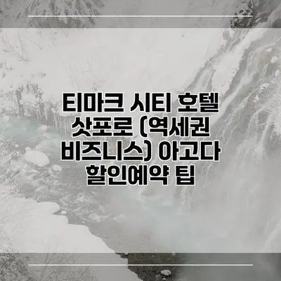 티마크 시티 호텔 삿포로 (역세권 비즈니스) 아고다 할인예약 팁