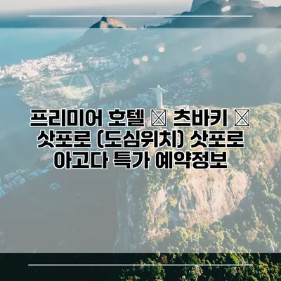 프리미어 호텔 – 츠바키 – 삿포로 (도심위치) 삿포로 아고다 특가 예약정보
