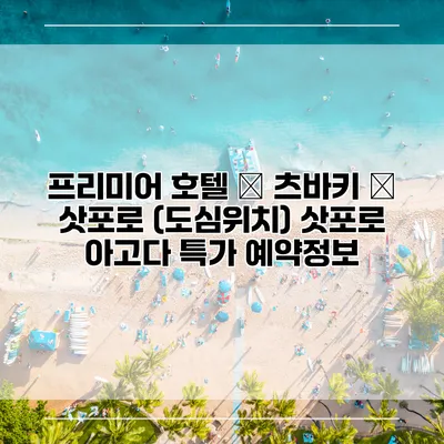 프리미어 호텔 – 츠바키 – 삿포로 (도심위치) 삿포로 아고다 특가 예약정보