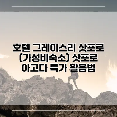 호텔 그레이스리 삿포로 (가성비숙소) 삿포로 아고다 특가 활용법