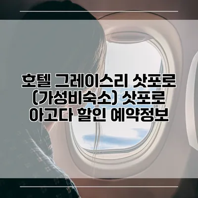 호텔 그레이스리 삿포로 (가성비숙소) 삿포로 아고다 할인 예약정보