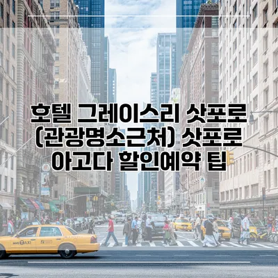 호텔 그레이스리 삿포로 (관광명소근처) 삿포로 아고다 할인예약 팁