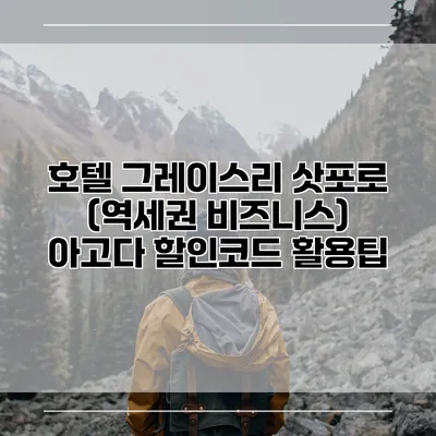 호텔 그레이스리 삿포로 (역세권 비즈니스) 아고다 할인코드 활용팁