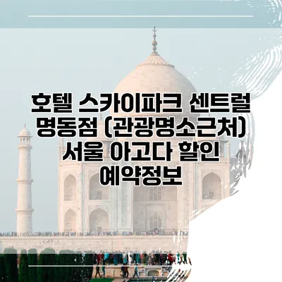 호텔 스카이파크 센트럴 명동점 (관광명소근처) 서울 아고다 할인 예약정보