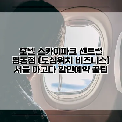 호텔 스카이파크 센트럴 명동점 (도심위치 비즈니스) 서울 아고다 할인예약 꿀팁
